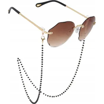 Řetízek Řetízek Řetízek s černými korálky LDK05