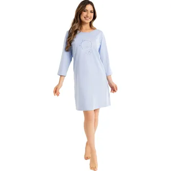 Dámské noční prádlo Noční košile REGINA 163 modrá L 0