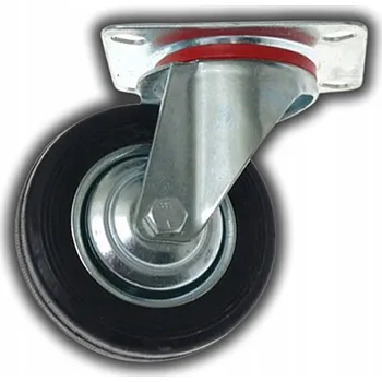 Pojezdové kolečko OTOČNÉ KOLEČKO S PNEUMATIKA Z ČERNÉ PLNE GUMY, NOSNOST AŽ 50 KG