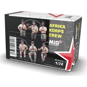 Plastikový model AK Interactive AFRIKA KORPS CREW 1:72