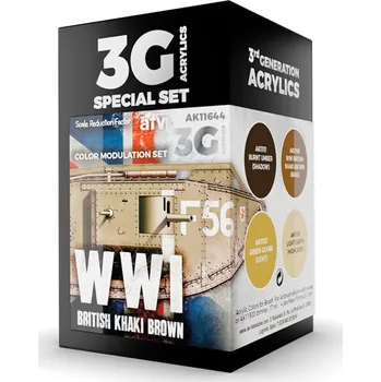 AK Interactive MODULATION WWI BRITISH COLORS 3G