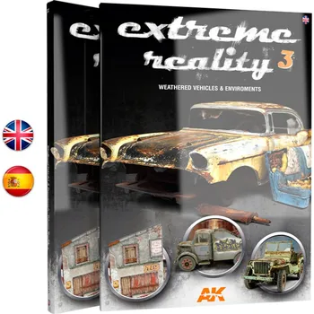 Plastikový model AK Interactive EXTREME REALITY 3 - Weathered vehicles and environments - English