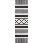 Černo-šedý běhoun Zala Living Cook & Clean Urban, 45 x 140 cm