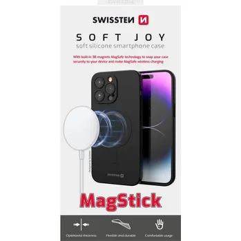 Pouzdro Swissten Soft Joy MagStick pro Apple iPhone 16e black 35500125