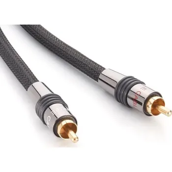 Audio kabel Eagle Cable Deluxe II Mono Subwoofer kabel Délka: 3 m + doprava zdarma