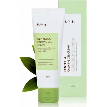 Pleťový krém Iunik Centella Calming gelový krém gel s pupečníkem asijským, lehký, 60 ml