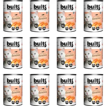 Krmivo pro kočku BULTI Rich in salmon - mokré krmivo pro kočky - 12x400g