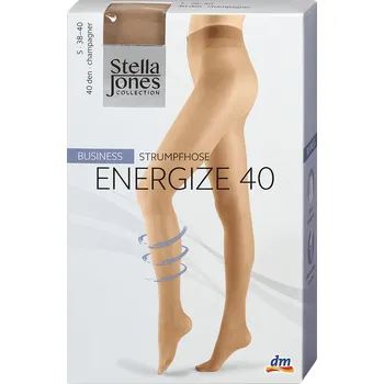 Dámské legíny Stella Jones punčochové kalhoty Energize 40DEN, velikost S 38-40, champagner