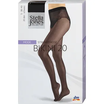 Dámské legíny Stella Jones punčochové kalhoty Bikini 20DEN, velikost S 38-40, černé