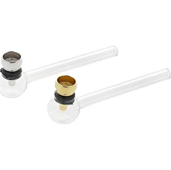 Čistič dýmky Šlukovka skleněná Super Heroes Gold&Silver, 11,5cm