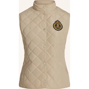 Dámská vesta Lauren Ralph Lauren Dámská Prošívaná Vesta, béžová, 42