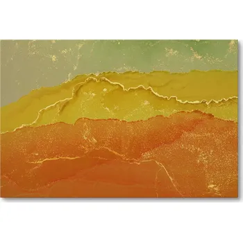 Obraz Obraz na plátně MODERNÍ SKICA ŽLUTÉHO MARMORU 70 x 50 cm