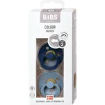 BIBS Colour dudlík z přírodního kaučuku DeepSpace/Petrol, 6-18 měsíců