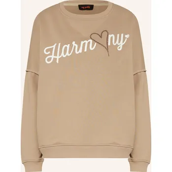 Dámská mikina Miss Goodlife Dámská Mikina S Ozdobnými Kamínky, béžová /...