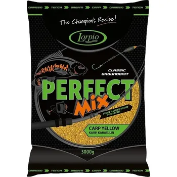 Návnadová surovina Lorpio - Perfect Mix Kapr Žlutý 1kg (ZA-LO480)