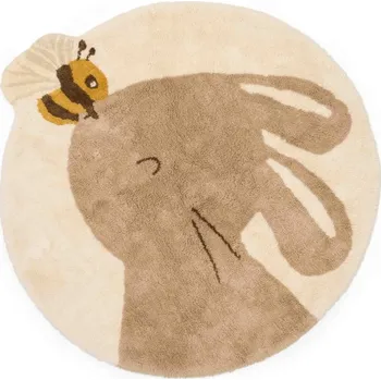 Koberec Little Dutch Koberec Králíček 110x110 cm