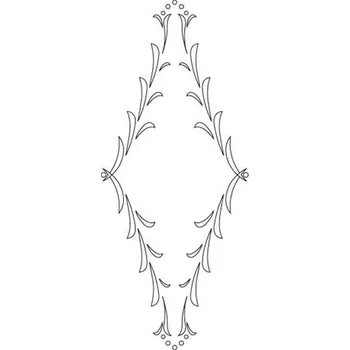 IGM CMT Šablona na kuchyňská dvířka - FLORENTINE B 415x170mm, CRCS-304