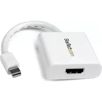 Video kabel StarTech pasivní adaptér Mini DisplayPort M na HDMI F bílá (MDP2HDW)