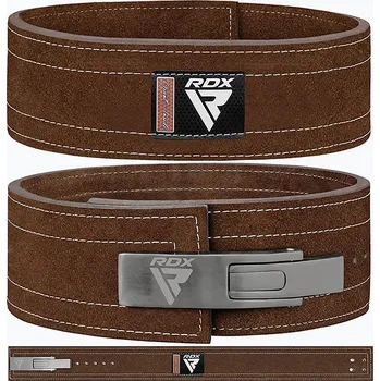 Opasek Vzpěračský opasek RDX Pro Liver Buckle Lth brown