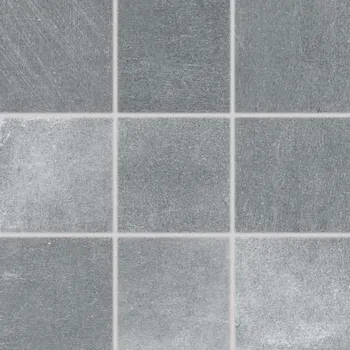 Dlažba RAKO Rebel RAKO Rebel DAK11742 dlaždice slinutá tmavě šedá 10x10 cm