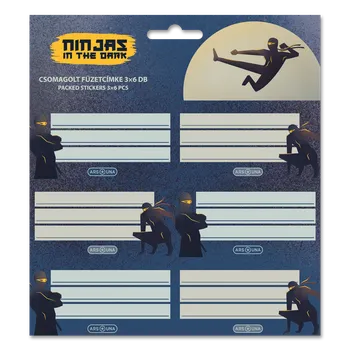 Ars Una Jmenovky na sešity - Ninjas in the Dark