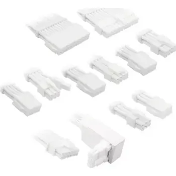Počítačový zdroj Kolink Prodlužovací sada opletených kabelů Core Pro Braided Cable Extension Kit 12V-2x6 Typ 2 bílá (COREPRO-EK-12VT2-WHT)