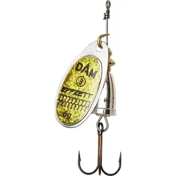 Umělá nástraha Effzett Třpytka Executor Spinner 11g Velikost 5 Reflex Gold (60488)