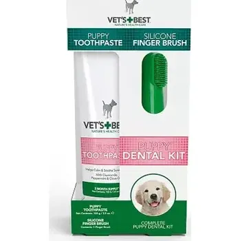 Péče o psí chrup VET´S BEST Sada na čištění zubů pro štěňátka (BG-80380)