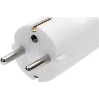 Elektrická zásuvka Solight P58 zástrčka přímá bílá (8592718036195)