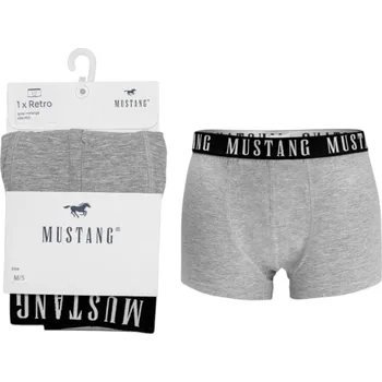 Oblečení a móda Mustang Bokserki męskie 1pak Grey melange 4274-1050 351 M Velikost: M