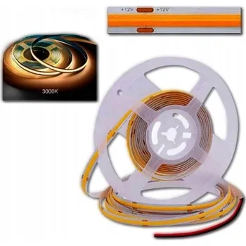 LED osvětlení LED COB pásek 24V 320 diod 5m Role NEON studená bílá 6500K 800lm VÝKONNÝ