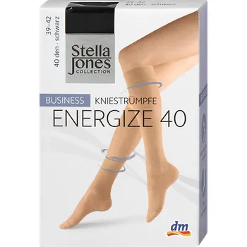 Dámské punčochy Stella Jones podkolenky Energize 40DEN, 39-42 černé
