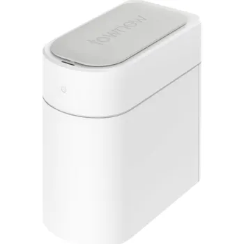 Odpadkový koš Plastový koupelnový koš Townew 13l bílý