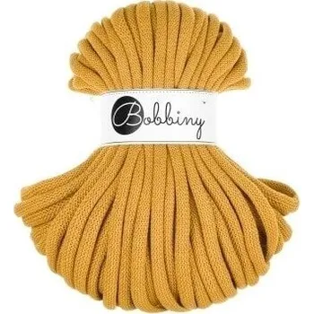 Příze Bobbiny Jumbo 9 mm 30 m Mustard Šňůra