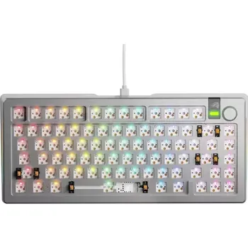 Glorious GMMK 3 Pro 75% barebone ANSI stříbrná (GLO-KB-GMMK3-PRO-75-BB-W-SIL-US)