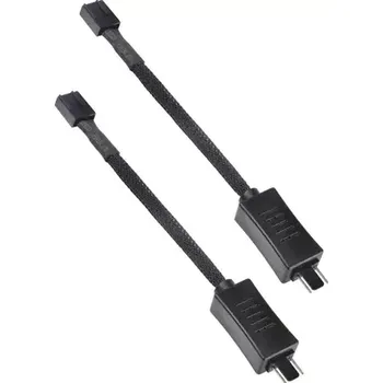 PC ventilátor SilverStone Kabel pro snížení otáček ventilátoru 2x 10cm PWM - černá (SST-CPF05)