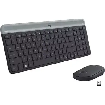 Logitech Slim Wireless Combo MK470 DE černá (920-009188)
