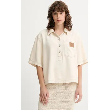 Dámská halenka Džínová blůza MUNTHE PHOR 252102025206 béžová 01X, vel. 40