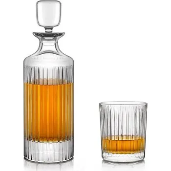 Sklenice Crystal Bohemia SKYLINE whisky set (1+6)