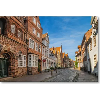 Obraz Obraz na plátně ARCHITEKTURA LUNEBURGA 40 x 30 cm