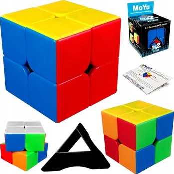 Hlavolam KOSTKA 2x2 + ALGORITMY POPEX + PODSTAVEC