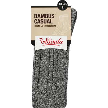 Dámské ponožky Bellinda unisex ponožky Bambus Casual, 43-46, šedý melír