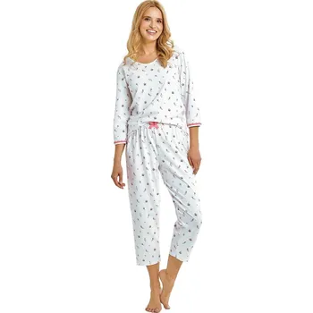 Dámské noční prádlo Dámské pyžamo TARO ELODIE 3432 bílá M 0