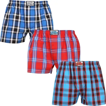 Trenýrky 3PACK pánské trenky Styx klasická guma vícebarevné (3A110810) XXL Možnost vrácení zboží ZDARMA do 120 dnů!