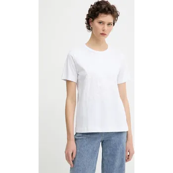 Bavlněné tričko MUNTHE PIRIS 252110525260 bílá 00X, vel. 40