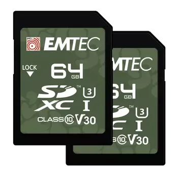 Paměťová karta EMTEC Outdoor SD UHS-I U3 V30 64GB (ECMSD64GXCU3OR)