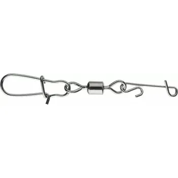 Daiwa Obratlík s karabinkou No Knot Fast Lock Swivel L 12kg 8ks (14905-002)