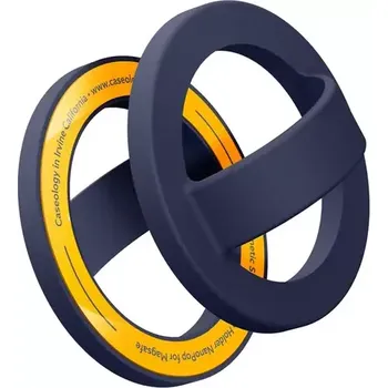 Spigen Nano Pop MagSafe Silikonový držák telefonu na prst modrá (AFA07059)