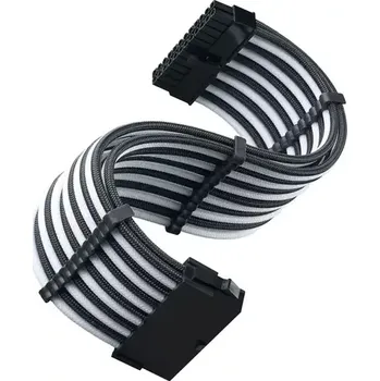 Počítačový zdroj SilverStone Kabel ATX 24-Pin 300mm - černo-bílá (SST-PP07E-MBBW)