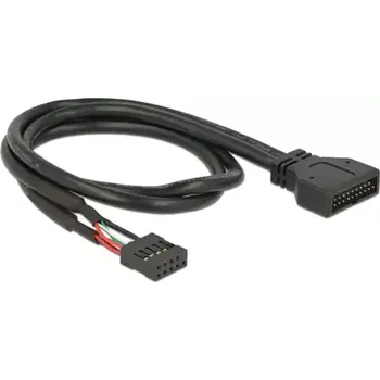 Kabel do PC Delock kabel USB 2.0 pin header (F) - USB 3.0 pin header (M) 0.45m (83776)